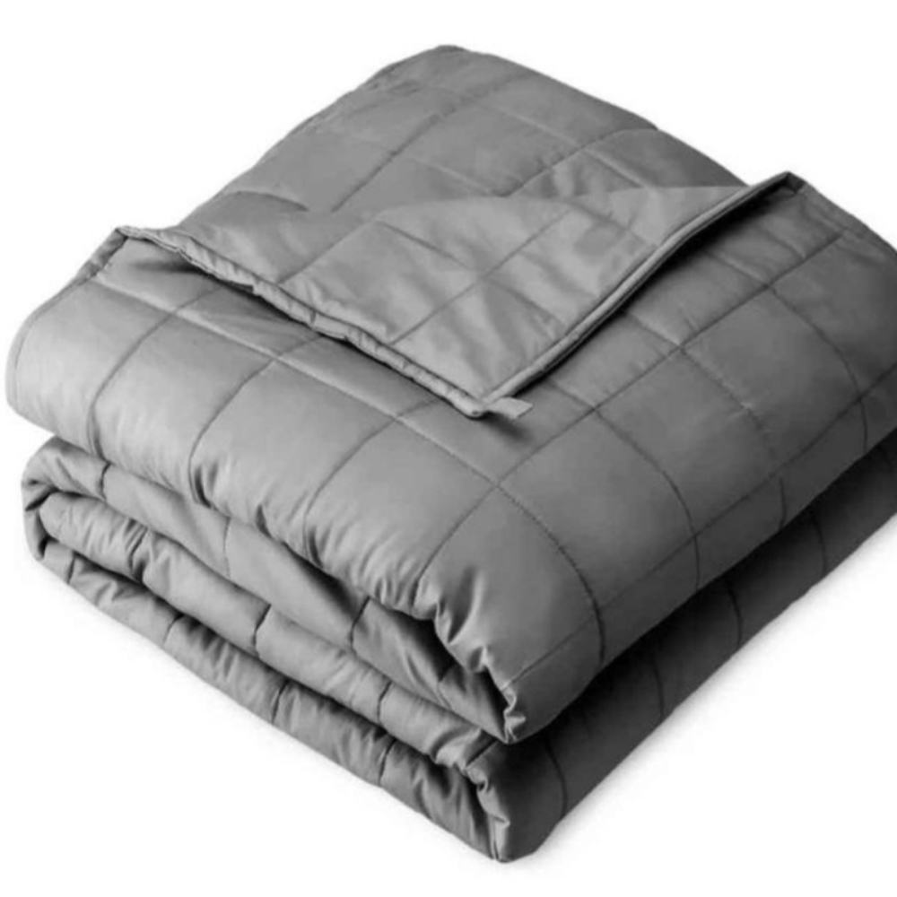 Bare Home Weighted Blanket Queen Size 22lb (60" x 80") for Adults - All-Natural